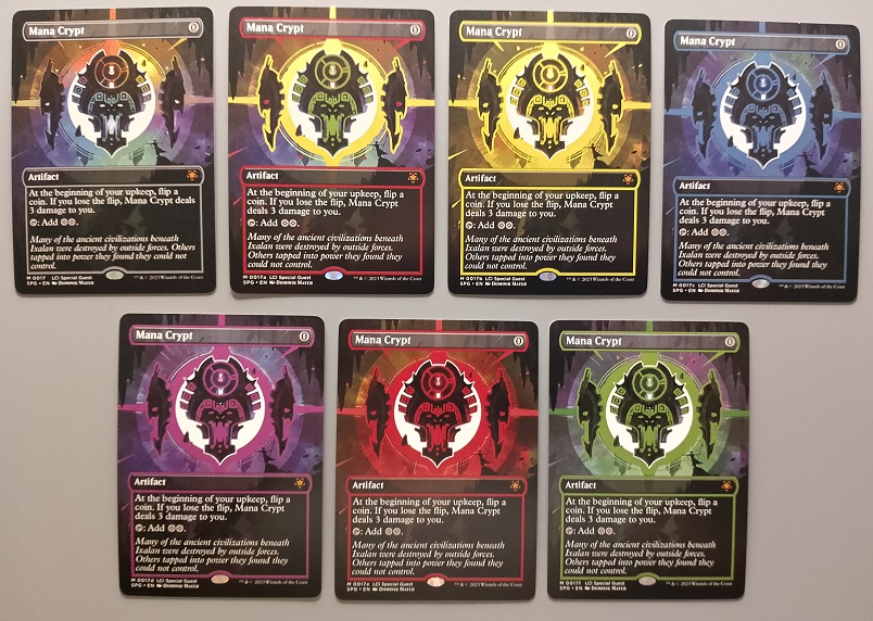 Mana Crypt SPG - Cosmium Neon Ink Art Special Guests Cosmium Neon Ink Art
